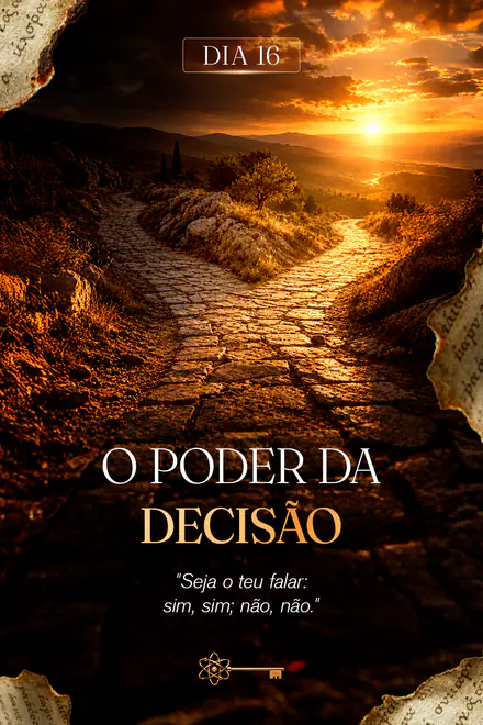 Dia 16: O poder da decisão