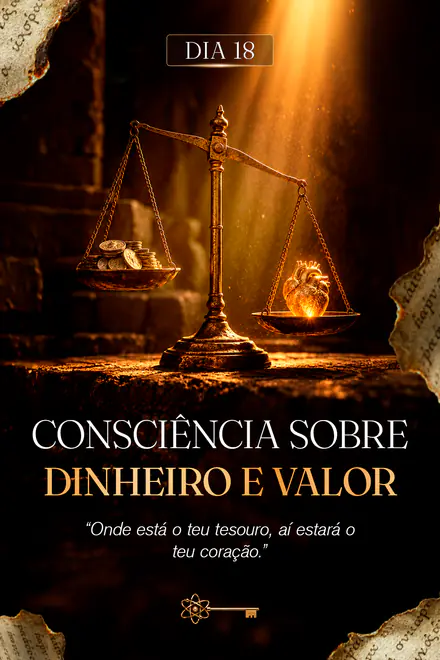 Dia 18: Consciência sobre dinheiro e valor